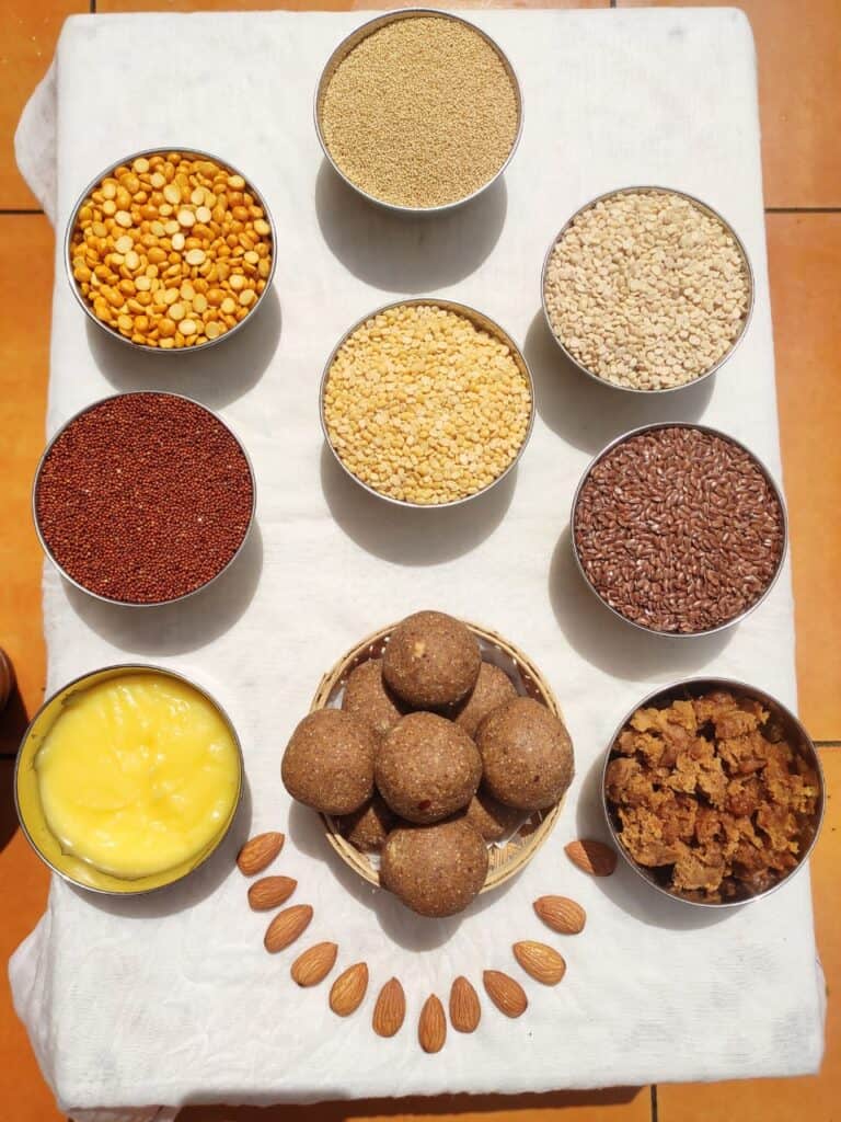 EarthPoorna Ladoos Ingredients